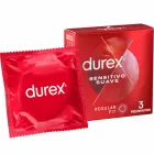 Durex Soft & Sensitive Thin Easy-On Latex Condoms – 3 pcs. — Photo 3
