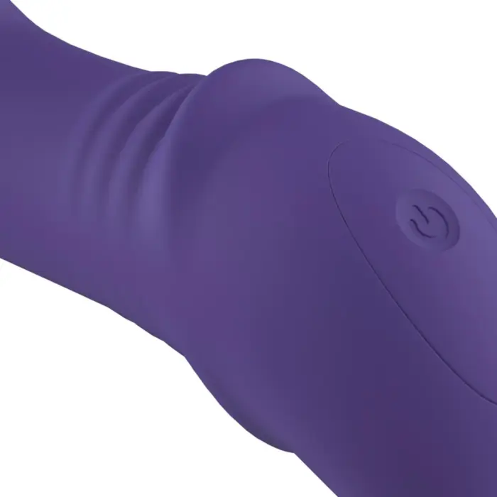Teazers Curling Mini Vibrator – 17.4 cm (6.85″) – Midnight Violet Photo