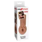 PDXE Sorority Snatch vagīnas masturbators – 13.4 cm (5.3″) – brūns — Foto 1