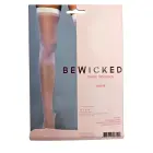 BE Wicked Best Behavior zeķes līdz augšstilbam – baltas – One Size — Foto 5