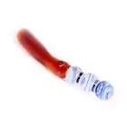 Glass Dildo Curves – 23.3 cm (9.2″) – Blue — Photo 3