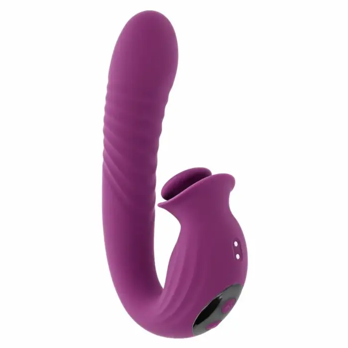 Evolved Deep Ecstasy kustīgs un rotējošs truša vibrators – 16.5 cm (6.5″) – rozā