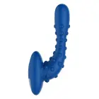 FORTO Studded Pro Vibrating Massager – anal plug – silicone – blue – 10 modes — Photo 5