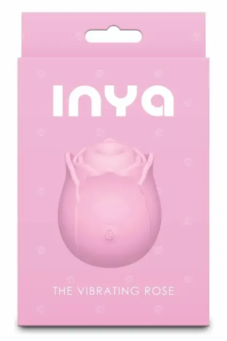 INYA The Vibrating Rose – компактное перезаряжаемое интимное устройство – розовое – IPX6