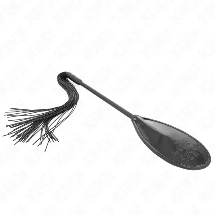 KINK Love&Sexy Short Tassel Paddle – kompakta mākslīgās ādas plakšķene