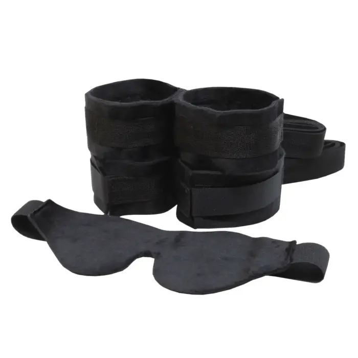 Sportsheets S&M Starter Bondage Accessory Set – Black
