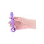 INYA Slim – silicone anal plug with finger ring – purple – 12.7 cm — Photo 3