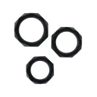 TOYJOY Manpower Power Halo C-Ring Set – Black — Photo 1