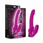 Blush Temptasia Estella Vibrating Strap-On Dildo – 20 cm (7.9″) – Pink — Photo 4