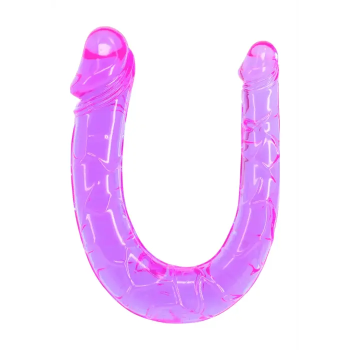 Twin Head Jelly dildo – 18 cm (7″) – Rozā Foto 2