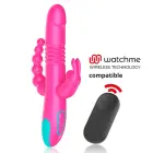 Happy Loky Donald Triple Action Vibrator – 24.5 cm (9.6″) – Blue — Photo 1