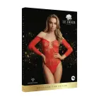 Wonder Rhinestone Bodysuit – Red – One Size — Photo 1