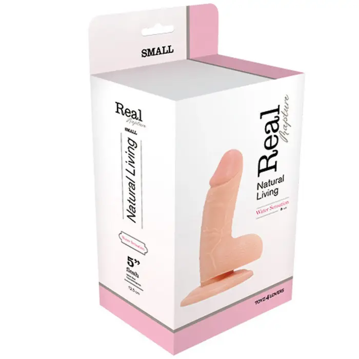Realistiškas dildo su venomis ir sėklidėmis – 15 cm (6″) – kūno spalva