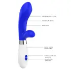 Achilles - klitorio ir G taško vibratorius – 21 cm — Nuotrauka 5