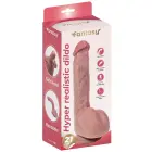 Elastīgs hiperreālistisks dildo – 21 cm (8.3″) – Miesas krāsa — Foto 8