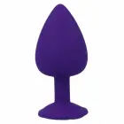 Intense Shelki L silikoninis analinis kištukas – 9.2 cm – Violetinė — Nuotrauka 3