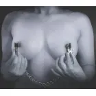 BK Adjustable Nipple Clamps with Chain – Silver — Photo 7