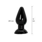 Anal Plug – 11 cm (4.3″) – Black — Photo 1