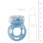 EasyToys Vibrating Intimate Ring with Studded Stimulator, Stretchable, Clear — Photo 4