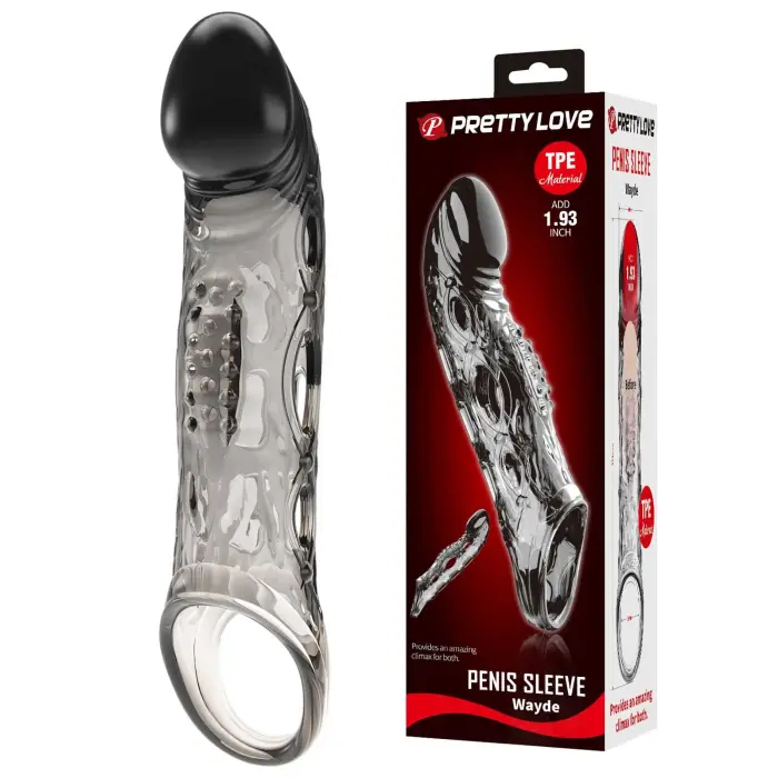 PRETTY LOVE - Wayde Penis Sleeve with Vibration