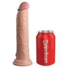 Силіконовий вибратор King Cock Elite Dual Density – 24.8 см (9.8″) – телесный — Фото 2