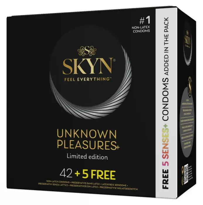 SKYN Unknown Pleasures Condom Mix – 47 pcs