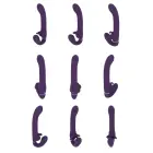 Satu Impulsslaine ja vibreeriv rihmadeta strap-on vibraator – 16 cm (6.3″) – lilla — Foto 5