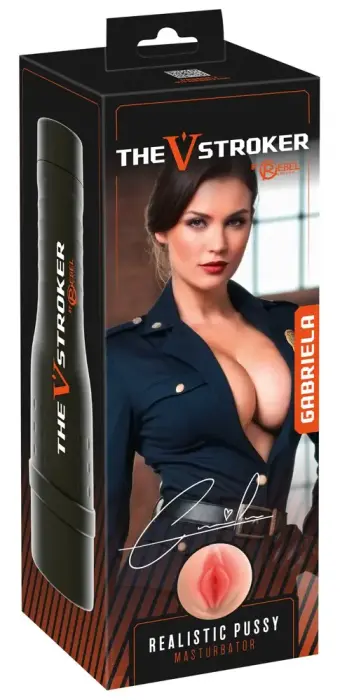 Rebel V-Stroker Gabriela Masturbator – 24 cm – Skin