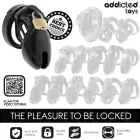 Addicted Toys Locked Model – Надежная регулируемая клетка целомудрия 10 cm черный — Фото 7