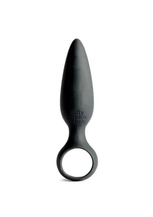 Fifty Shades of Grey Silicone Butt Plug – S – Black
