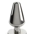 Heavy Steel Butt Plug – M – Silver — Photo 6