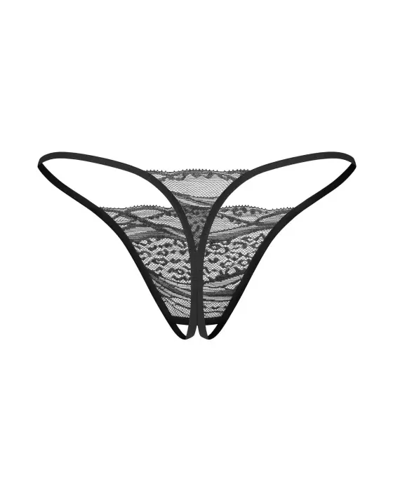 Bianca 2-pack open crotch thongs – L/XL