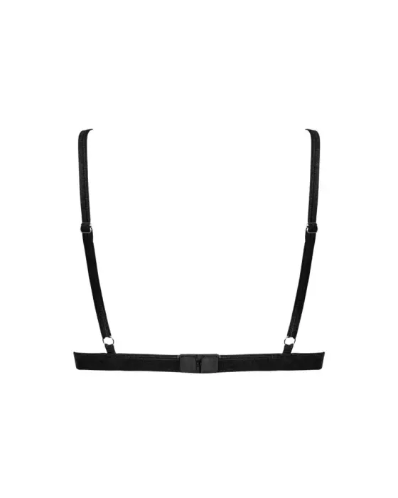 Obsessive tīkliņa krūšturis – melns – XS/S Foto 5