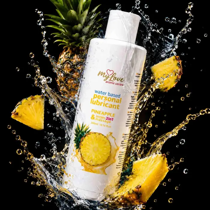 MyLove Aroma Series 2-в-1 Интимный и массажный лубрикант – ананасовый – 300 ml