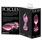 Icicles Nr. 48 – Stiklinis dildo – 8.9 cm – Clear Photo