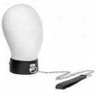 KINK reguliuojamas juodas antkaklis su platu diržu 65cm, 33.5-41cm, 5cm plotis — Nuotrauka 1