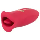 Oral Fun vibrators ar kustīgām lūpām un mēli – 13 cm (5.1″) – rozā Foto 3