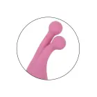 Tempt And Tease Kiss dubultais vibrators – rozā — Foto 10