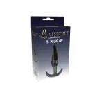 Lovesecret Sensual T-Plug 09 – 12.3 cm (4.8″) – Juodas Photo