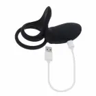 Playboy Just Right Black Dual Silicone Vibrating Ring System — Photo 7