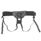 Addiction – reguliuojami strap-on diržai su PowerBullet – juodi – vienas dydis — Nuotrauka 6