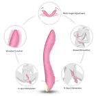 Flamingo G-punkta vibrators un klitora stimulators – 22.2 cm (8.7″) – gaiši rozā — Foto 3