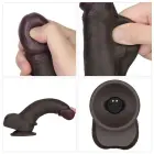 LoveToy Sliding Skin Pro II – вибрирующий силиконовый дилдо – 8" – 10 режимов — Фото 23