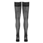 Cottelli LEGWARE Hold-up stockings with suspender look – Black — Photo 7