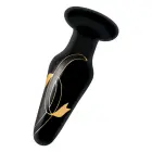 Secret Kisses Glass Plug – rankomis pučiamas borosilikatinis stiklinis analinis kaištelis – 10 cm — Nuotrauka 3