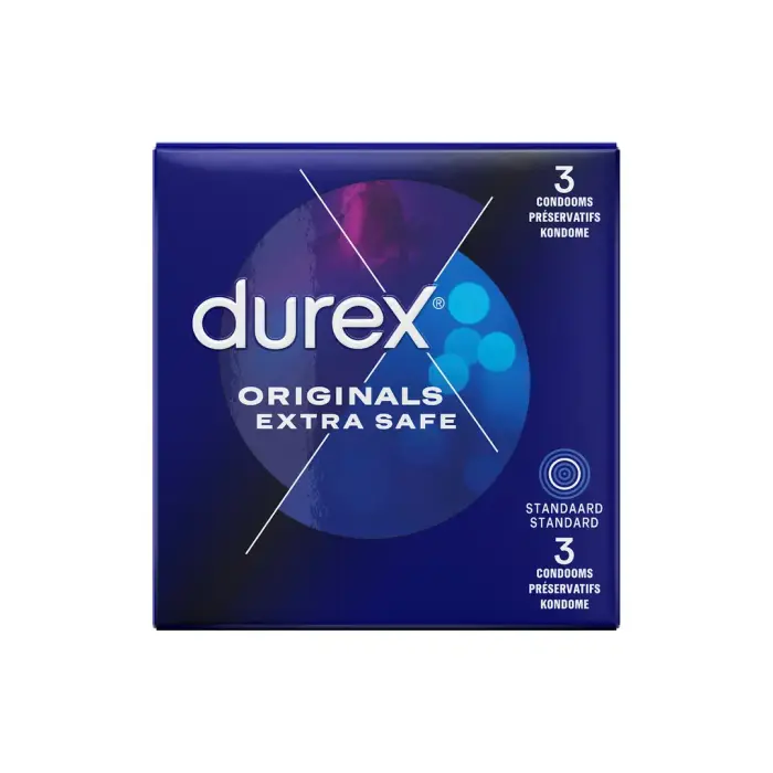 Durex Originals ekstra turvalised kondoomid – 3 tk
