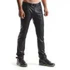 RM Vittorio001 – wetlook low-rise trousers – black – S — Photo 1