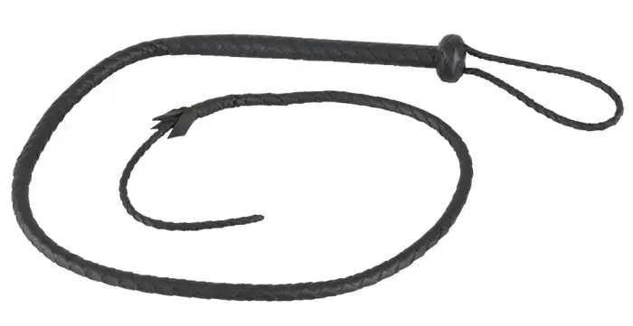 ZADO Single Tail vienas astes ādas pātaga 132 cm – melna