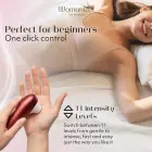 Womanizer Pro Red klitora stimulators – 16 cm – sarkans — Foto 8