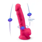 SilexD 7 Model 1 reālistisks dzīslains dildo ar sēkliniekiem un piesūcekni – 17.5 cm (6.9″) — Foto 6
